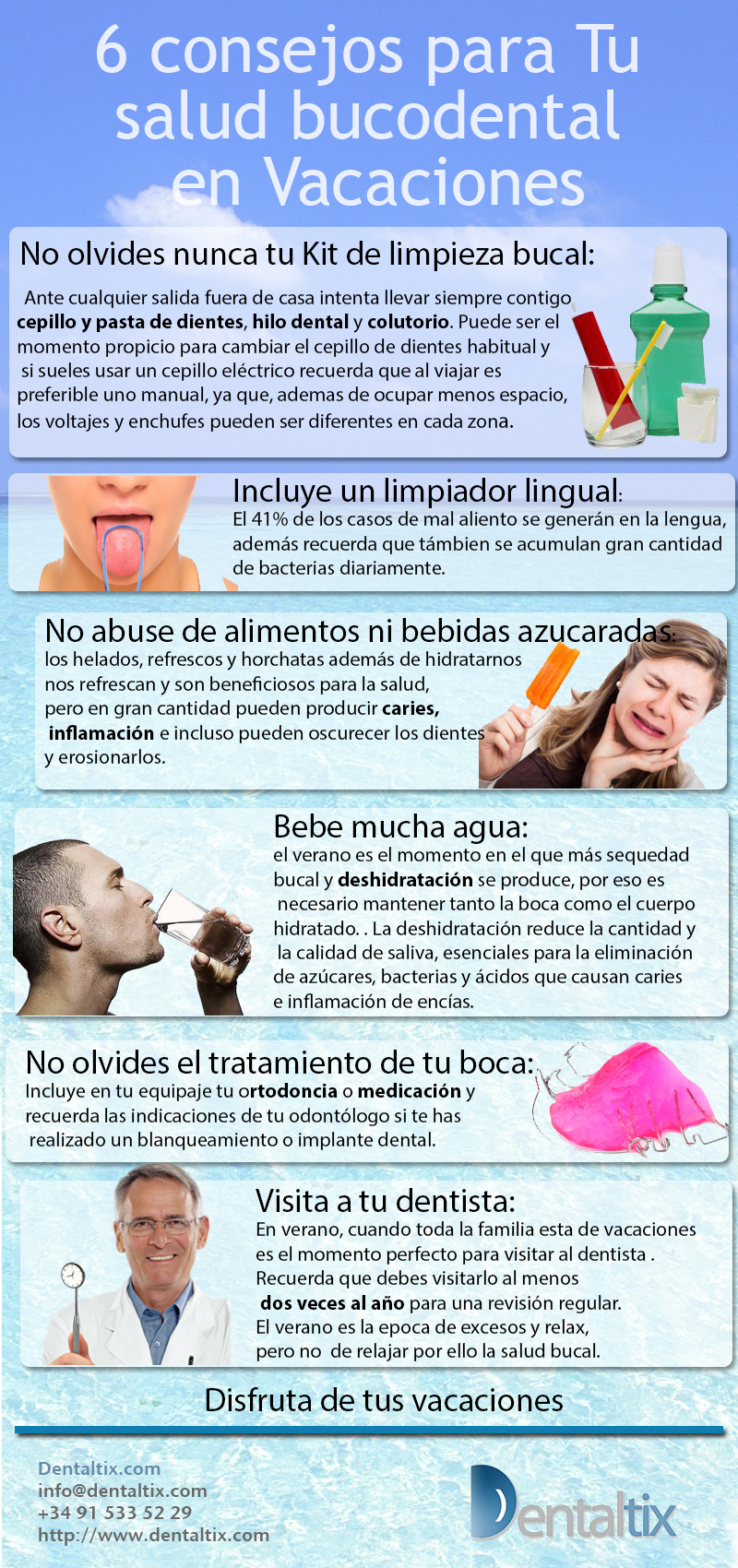 Tu salud bucal en Verano