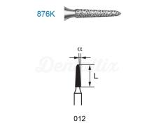 Fresa 876K de Diamante para FG con Forma de Torpedo (5 uds)