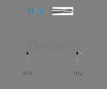 Fresa Cilíndrica Redondeada H34 de Tungsteno para FG (5 uds)