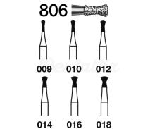 Fresa 806 Doble Cono Invertido Diamantada para FG (5 uds)