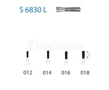 Fresa Pera Longa S830L Diamantada para FG (5 un.)