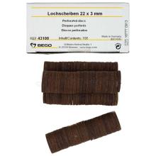 Disques perforés de 34 x 3 mm (100 pcs)