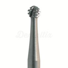 11RF.HP - Fresa a forma di sfera scanalata in acciaio inossidabile per manipolo (2 pz.)