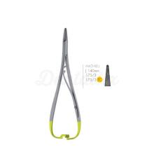 Mathieu Needle Holder and Tweezer: Tungsten Tie Ligation Tweezers (14 cm)