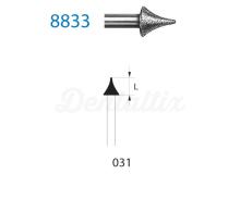 Fresa Cone Especial 833 Diamantada para FG (5 un.)