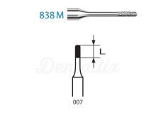 Fresa 8838M.314. diamante cilindrico rotonda FG (5 unità)