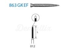 Fresa 63GKEF de Diamante para FG con Forma de Llama (5 uds)