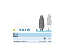 Fresa H251 de Carburo de Tungsteno para PM con Forma de Bellota