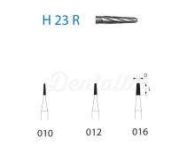 Fresa H23R de Carburo de Tungsteno para FG con Forma de Cono (5 uds)