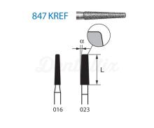 Fraise diamantée conique ronde 847KR pour FG (5 pcs)