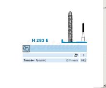 Fresa H283E de Carburo de Tungsteno para PM con Forma de Torpedo (5 uds)
