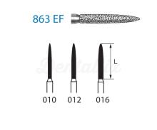 Fresa Llama Larga 863 Diamantada para FG (5 uds)