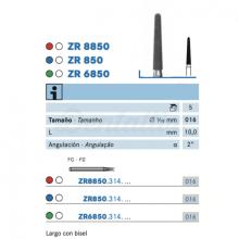 Fresa Cónica Arredondada 5 Diamantada para FG (5 un.)