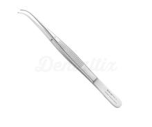 Pinza Quirúrgica Fina Curva de 14.5 cm