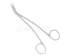 Tijera Locklin Curva Serrada de 16 cm