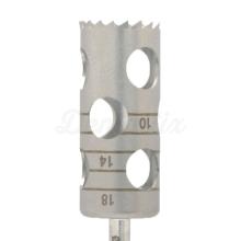 229XLRF.CA - Fresa Trefina in Acciaio Inox Forma Circolare per Contro Angolo (1 pz.)