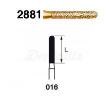 Fraise diamantée cylindrique ronde 2881 pour FG (5 pcs)