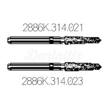2886K Diamond Pointed Tapered Cutter for FG (5 pcs)