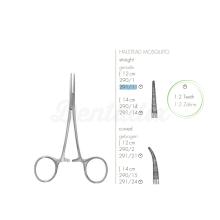 Pinça Mosquito Curva Serrilhada para Cirurgia e Hemostase
