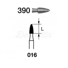 Fraise diamantée en forme de ballon de rugby 390 pour FG (5 pcs)