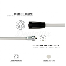 Manguera para Micromotor con Luz con Conector Planmeca de 101 cm