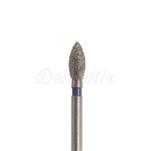 830F.FG - Fresa diamantata a forma di palla da rugby per turbina (5 pz.)