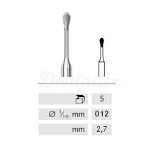 Fresa Pera Especial 830M Diamantada para FG (5 uds)