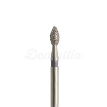 831.FG - Fresa diamantata a forma di palla da rugby per turbina (5 pezzi - 3,5 mm)