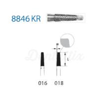 Fresa Cónica Plana Redondeada 846KR Diamantada para FG (5 uds)