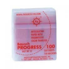 Progress 100: Papel de articulação com coloração progressiva 100 μm