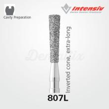 Fraise diamantée 807L FG cône inversé (6 pièces)
