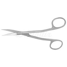 Tijera Curva Quirúrgica: Instrumento de Precisión (13.5 cm)