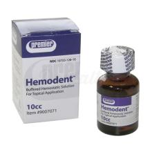 Hemodent : Solution hémostatique de chlorure d'aluminium (flacon de 10 cc)