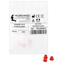 Insertos de Silicona: Insertos Dentales de Alta Calidad (7.5 x 1 mm, Pack de 8)