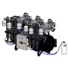 AC 1800: Compressore con 3 teste di 6 cilindri