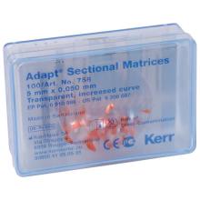 Adapt: Matrizes Seccionais Transparentes para Dentes Posteriores (100 unidades)