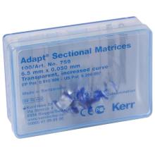 Adapt: Matrizes Seccionais Transparentes para Dentes Posteriores (100 unidades)