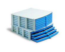 Meuble dents Ivoclar (12 plateaux)