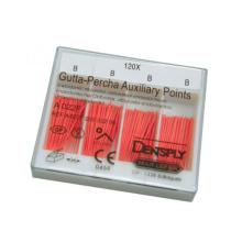 Pontas de Guta-percha Auxiliares para Condensação Lateral (120 un.)