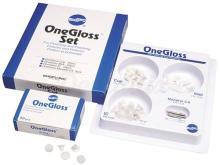 Rubber Onegloss Polishers (12 Mini Tips Mounted)