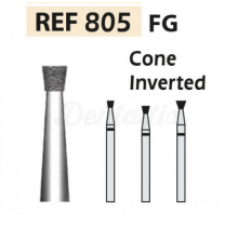 Fraise diamantée 805 Diamond FG en forme de cône inversé BADER (5 pcs)