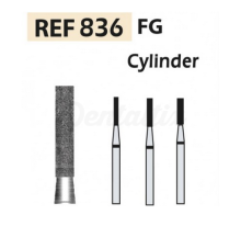 Fraise diamantée 836 FG cylindrique plate (5 pcs)