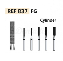 Fraise diamantée 837 FG cylindrique plate BADER (5 pcs)