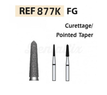 Fresa 877K de Diamante FG en Forma de Torpedo (5 uds)