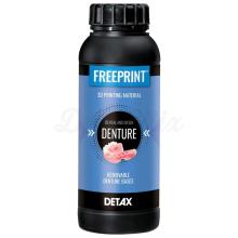 FreePrint Denture: Resina para Próteses Dentárias Rosa-Transparente