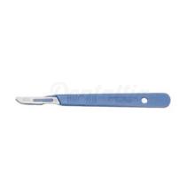 Disposable Sterile Scalpel: Blade with Handle for Oral Surgery (10 pcs)