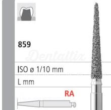 Fresa 859 de Diamante CA Cono Biselado Largo (6 uds)