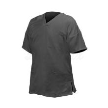 Casaca Sanitaria para Hombre con Cuello en V y Bolsillos