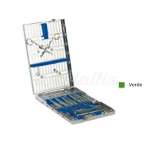 Cassette for 13 Instruments Green