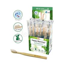 Happy Morning Bamboo: Spazzolino da denti biodegradabile (40 pezzi)